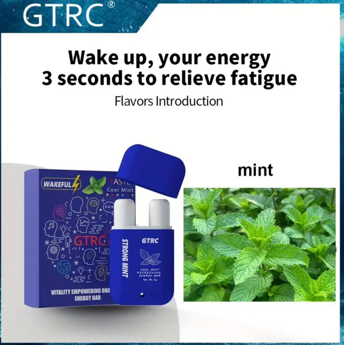 GTRC Dual-Nose Fresh Boost 5-Pack – Natural Energy & Alertness